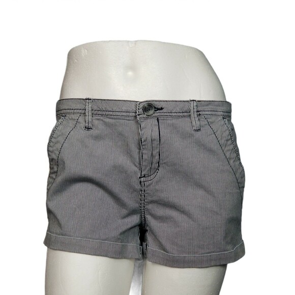 Cotton On The Chino Short Black/White Striped Size 4 - Picture 1 of 5